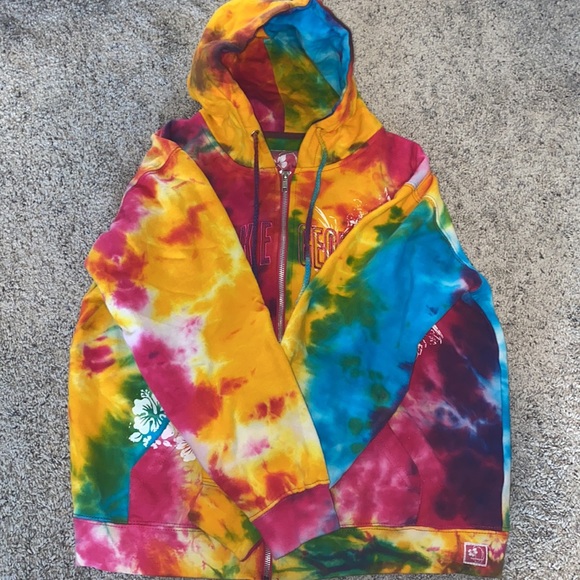 3/$20🧡 Lake George Colorful Tourist Zip Up - Picture 2 of 4